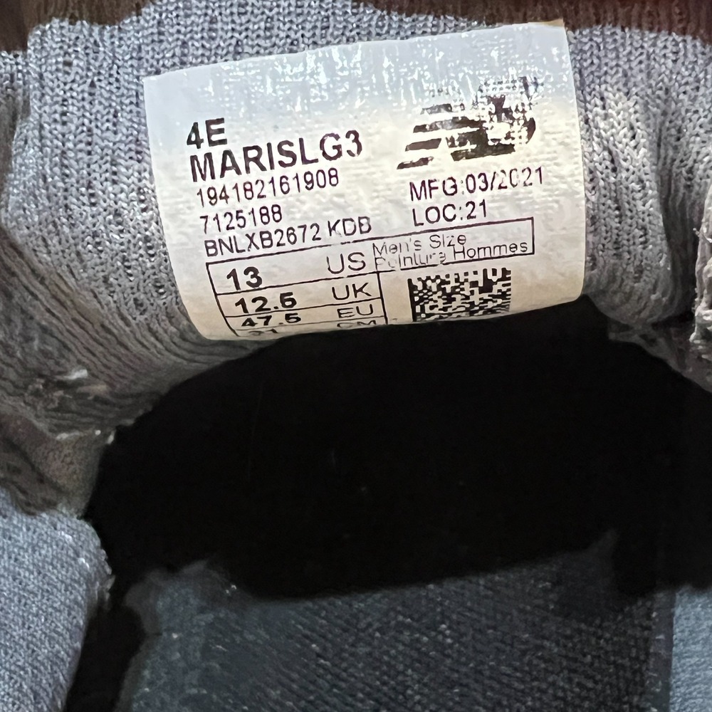 New Balance Fresh Foam Arishi V3 MARISLG3 Mens US 13 Running Shoes Gray Sneakers - Picture 7 of 7